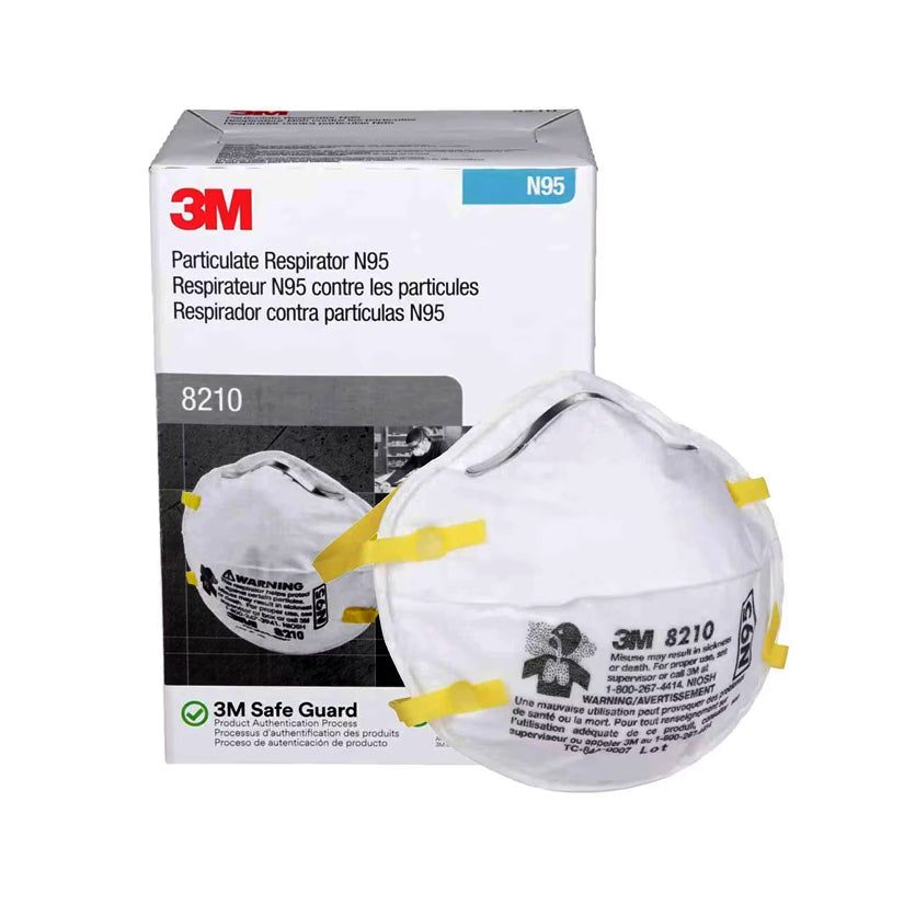 3M 8210 N95 防塵マスク 20枚入り 3M™ 8210 N95 Particulate Respirator Mask – 20/Box – Division 7 Supply
