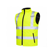High-Visibility Yellow Reflective Safety Vest