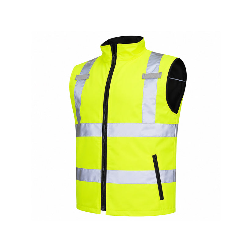 High-Visibility Yellow Reflective Safety Vest