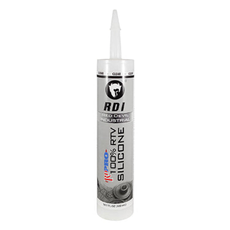 Red Devil RTV Silicone Sealant 10.1 oz Clear Cartridge