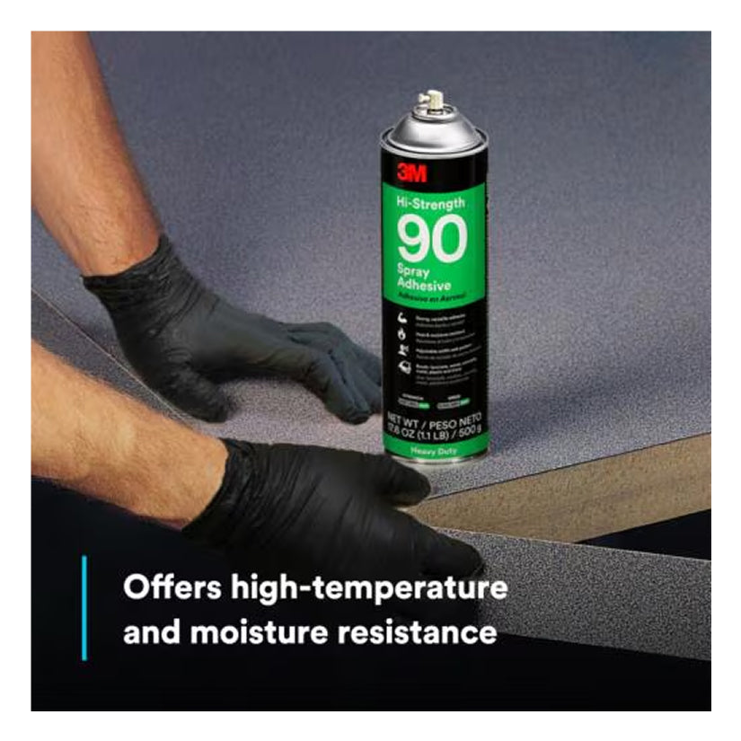 3M 90 Spray Adhesive 12 oz High Strength Contact Adhesive