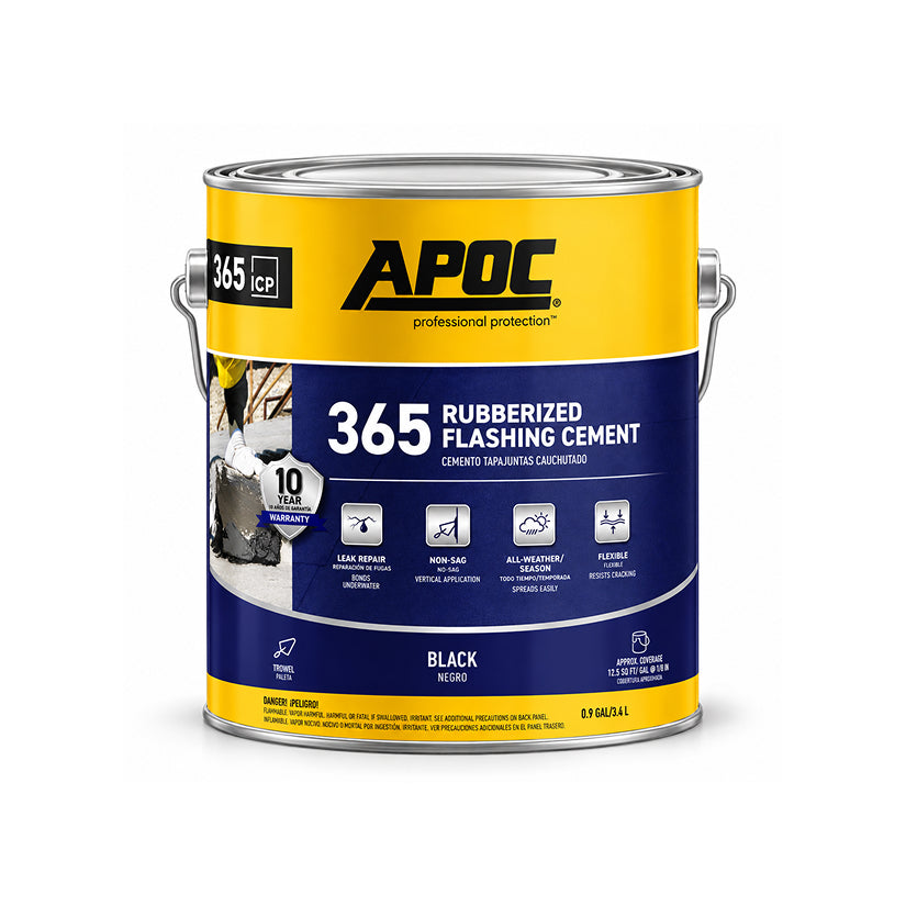 APOC 365 Eterna-Flash all weather rubberized flashing cement 3 gallon pail