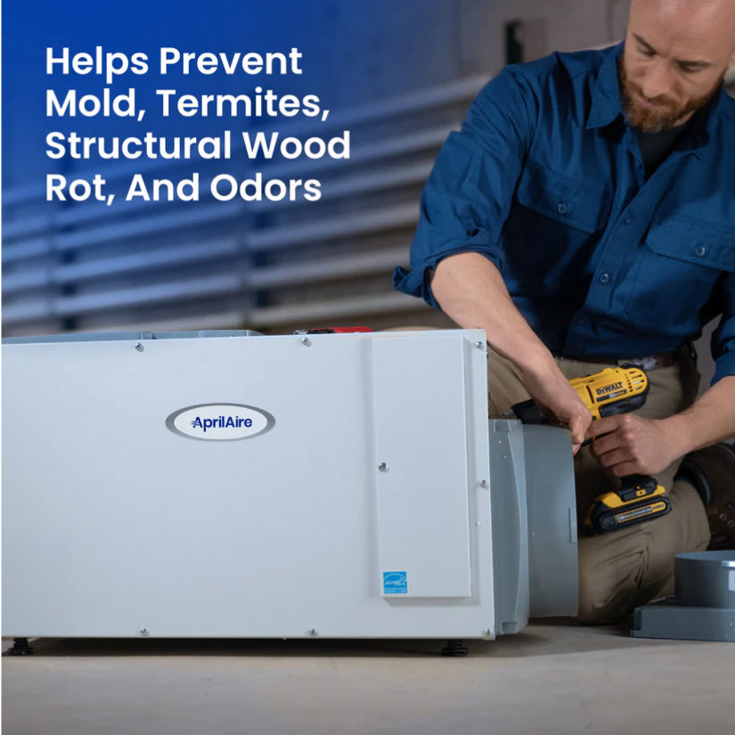 AprilAire E100 Dehumidifier (100 Pint Crawl Space Dehumidifier)