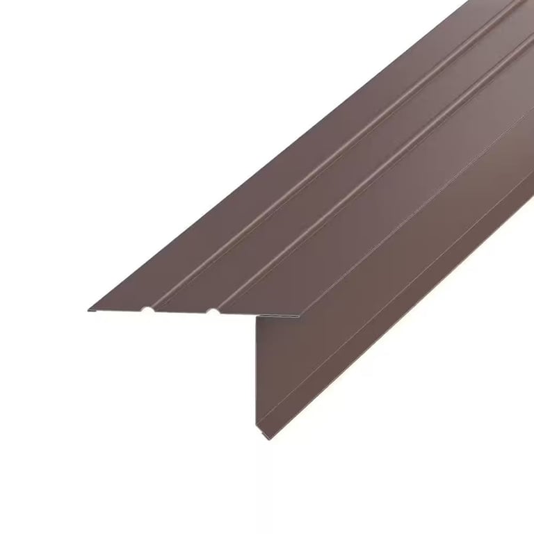 4x2 Brown Alum 120 deg Roof Edge