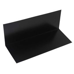 4x4x8 Alum. Step Flashing BLK- 100/ box