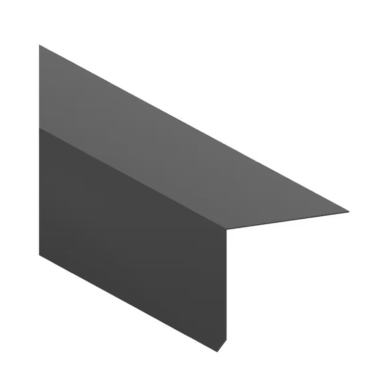 Eave drip alum 4.5 x 1.5 Black (50/bx)