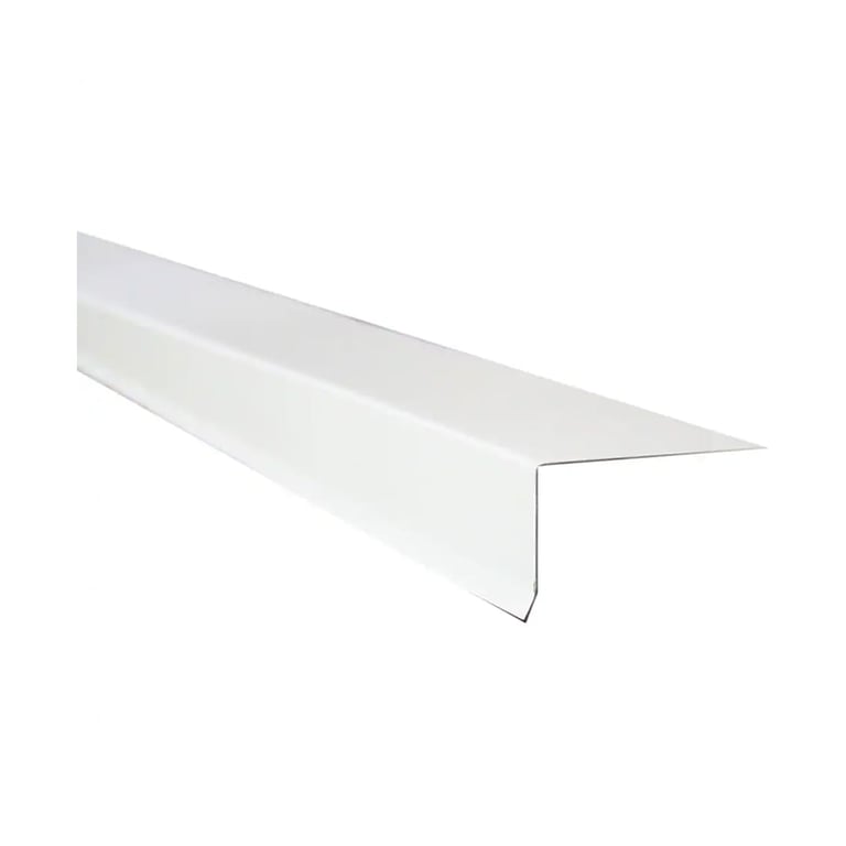 5" Eave Drip Alum 1.5" Face WHT (50/box)