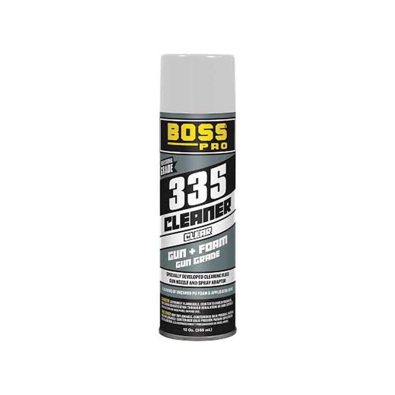 Boss 335 Foam Gun Cleaner 12 oz