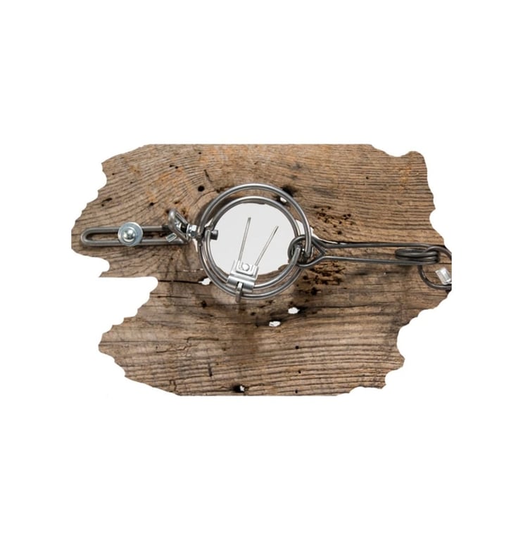 3.5" round body grip trap w/ uni-bracket