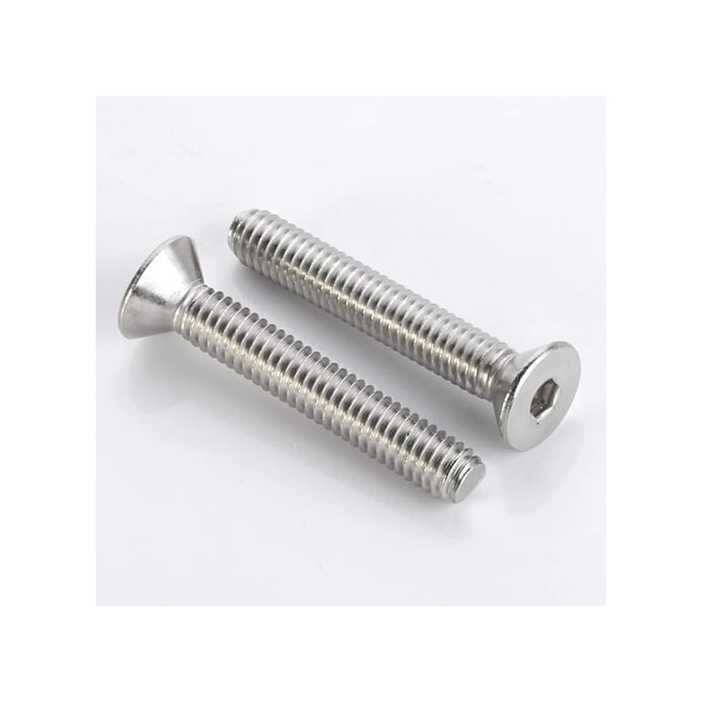 #20- 1/4"x 2" flat screw w/ locknut, ea.