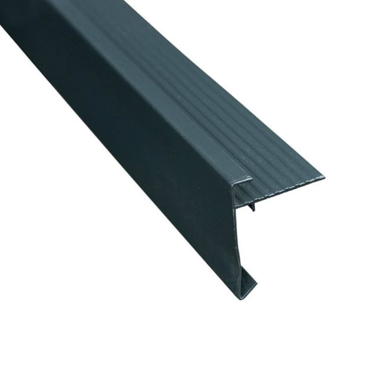 4x2 Black Alum 120 deg Roof Edge