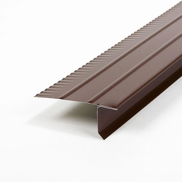 Drip edge alum 120 deg 5x2 Brown