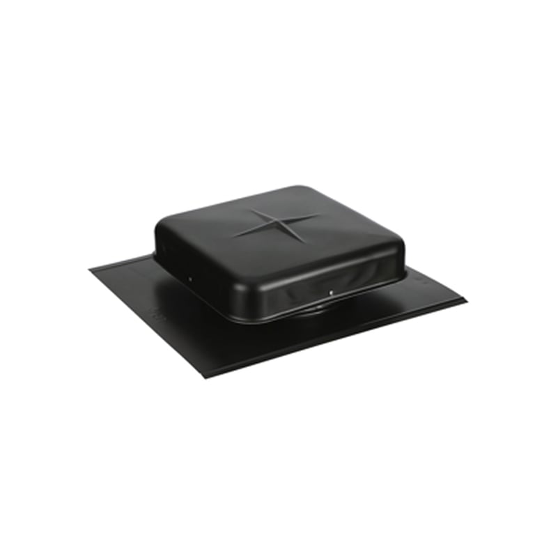 Air Vent AirHawk Square Top Aluminum – Black (12/Box)