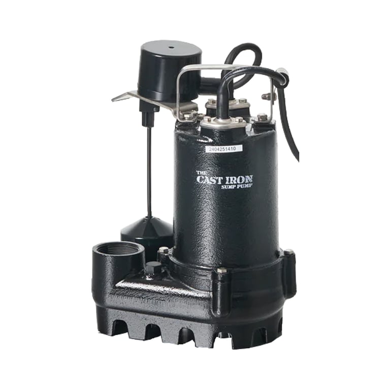 YCS 1/3 HP Cast Iron Sump Pump