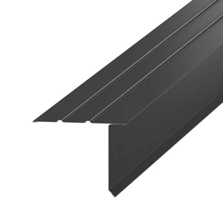 Drip edge alum 120 deg 5x2 Black