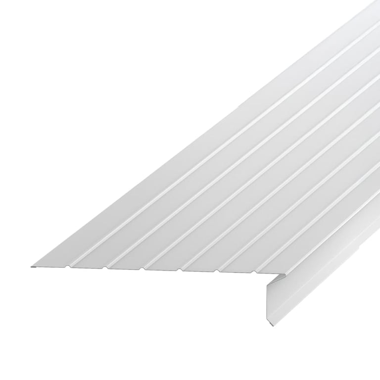 Drip edge alum 120 deg 5x2 White