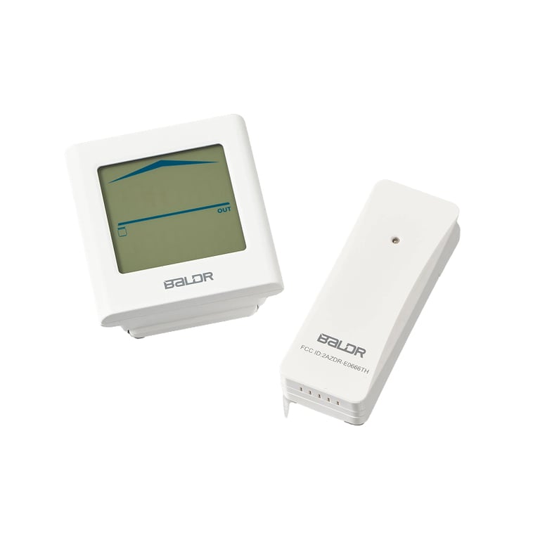 YCS Hygrometer Indoor/Outdoor Wireless