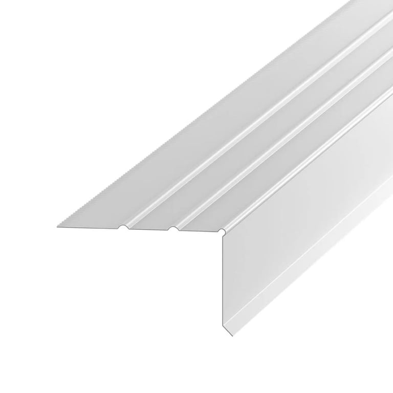4x2 White Alum 120 deg Roof Edge