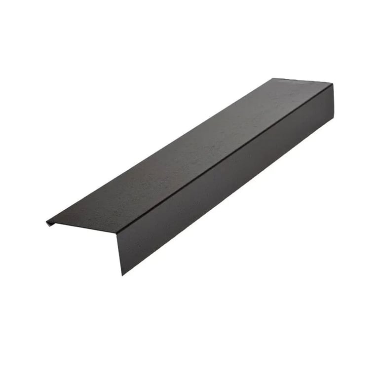 4x2 Black Alum 90 deg Roof Edge
