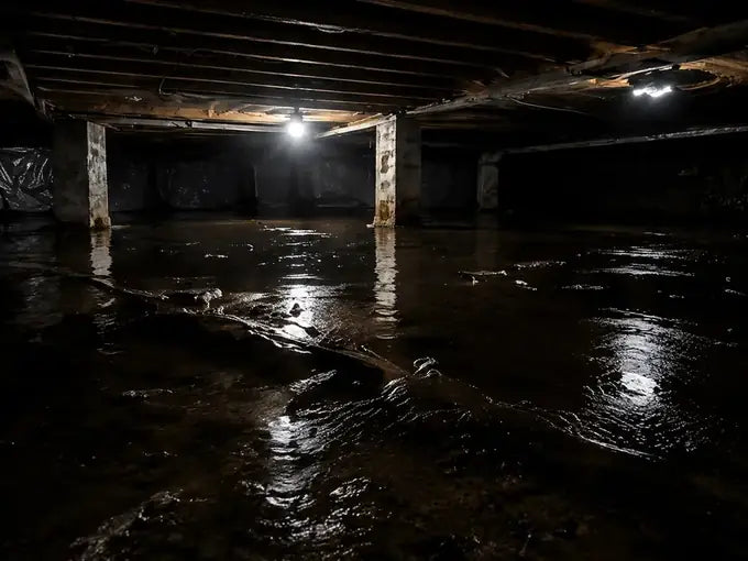Standing Water in a crawl space