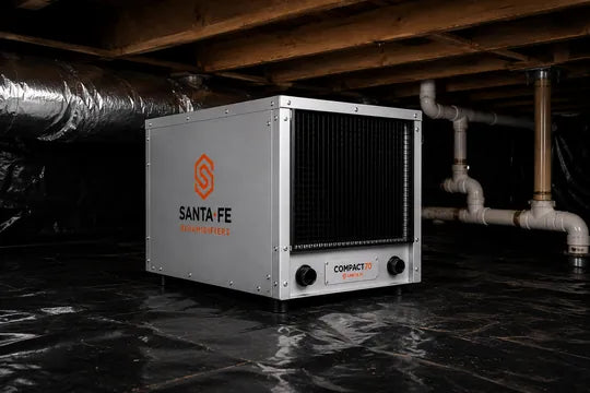 Santa Fe Compact 70 installed in a crawl space